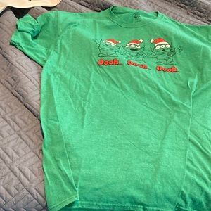 Toy Story 4 Womens Green Christmas Holiday Tshirt Size XL